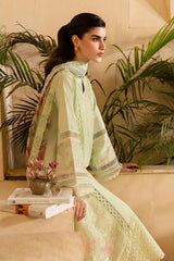 Luxe By Azure Unstitched 3 Piece Premium Cambric Collection'2024-05-Meadow Mist