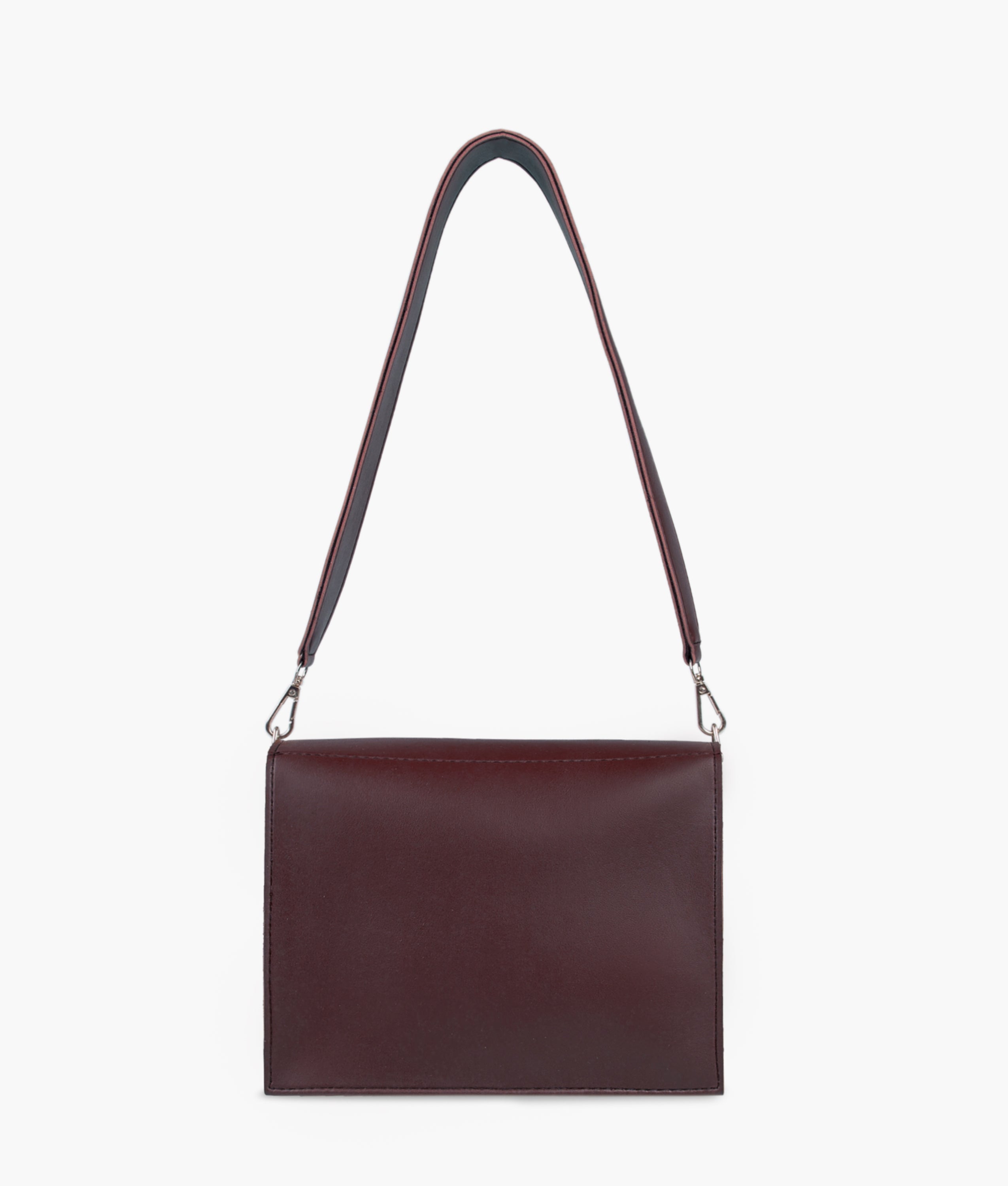 RTW Creation - Burgundy mini cross-body bag