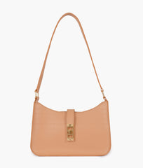 RTW Creation - Beige crocodile baguette bag