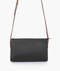 RTW Creation - Black and brown flat purse