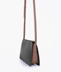 RTW Creation - Black and brown flat purse