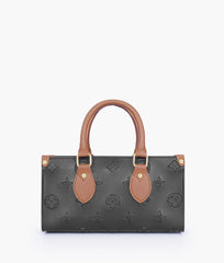 RTW Creation - Black and brown on-the-go mini bag
