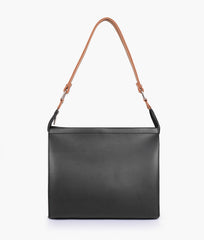 RTW Creation - Black and brown trio twist handbag