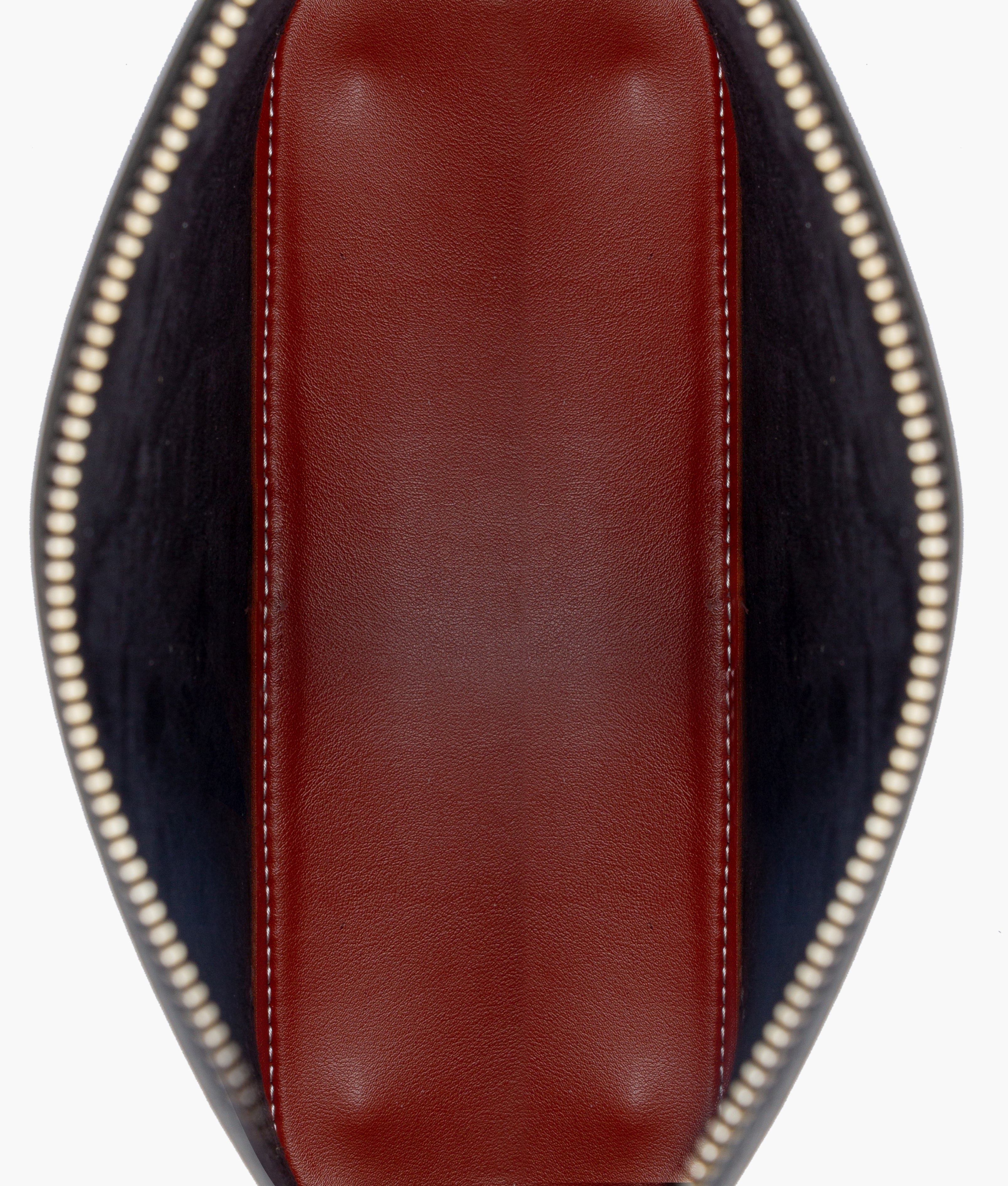 RTW Creation - Black and rust dome cross-body bag