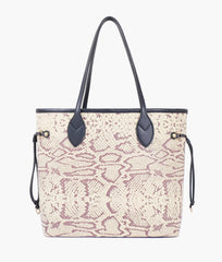 RTW Creation - Black and white snake neverfull tote bag