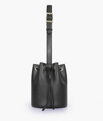 RTW Creation - Black loop handle bucket bag