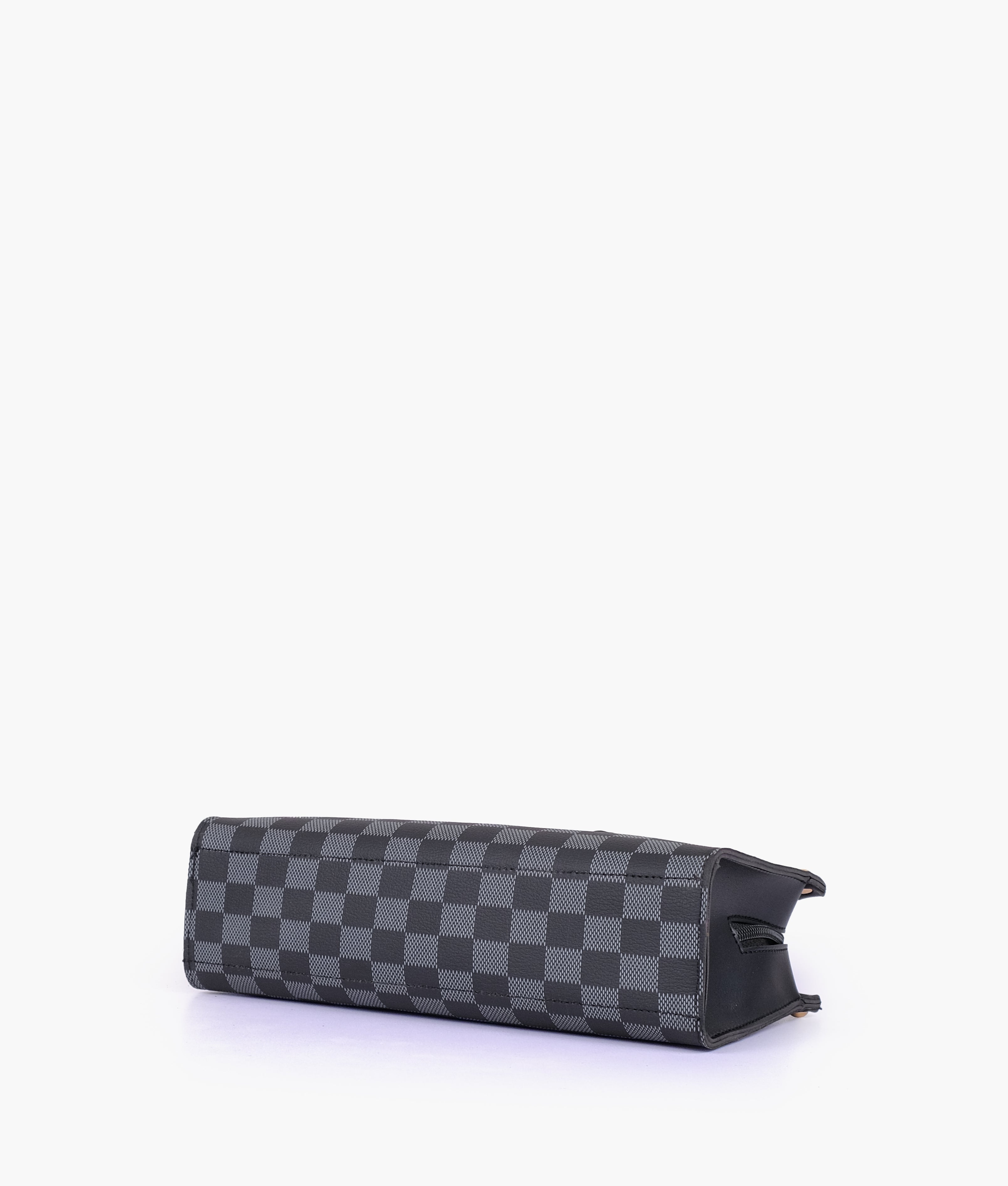 RTW Creation - Black checkered on-the-go mini bag