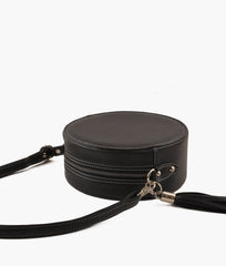RTW Creation - Black circle cross-body bag