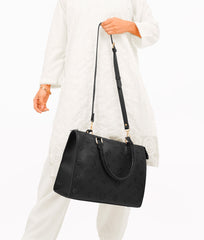 RTW Creation - Black on-the-go handbag
