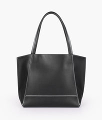 RTW Creation - Black color block tote bag