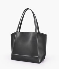 RTW Creation - Black color block tote bag