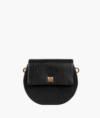 RTW Creation - Black crocodile saddle bag