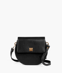 RTW Creation - Black crocodile saddle bag