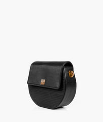 RTW Creation - Black crocodile saddle bag