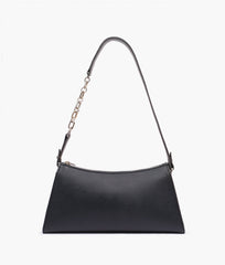RTW Creation - Black evening bag with chain handle