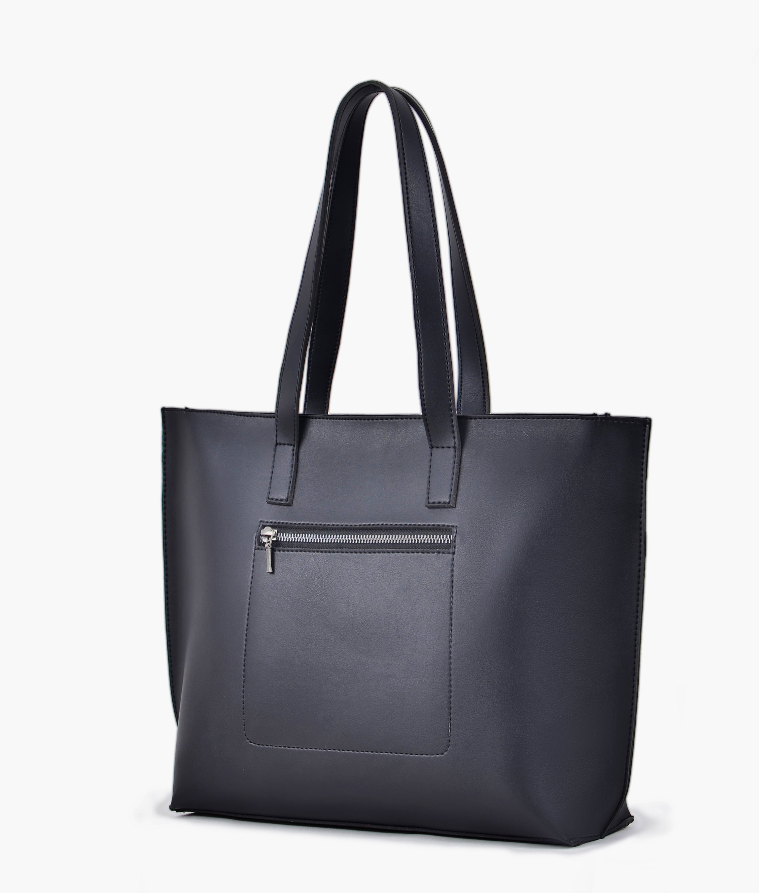 RTW Creation - Black long handle tote bag