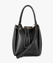 RTW Creation - Black drawstring bucket bag