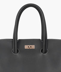 RTW Creation - Black tote bag with multiple compartments