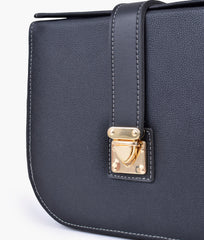 RTW Creation - Black push-lock saddle bag