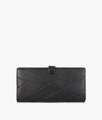RTW Creation - Black quilted two-fold wallet