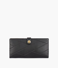 RTW Creation - Black quilted two-fold wallet
