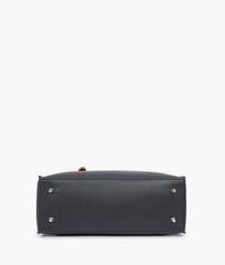 RTW Creation - Black satchel tote bag