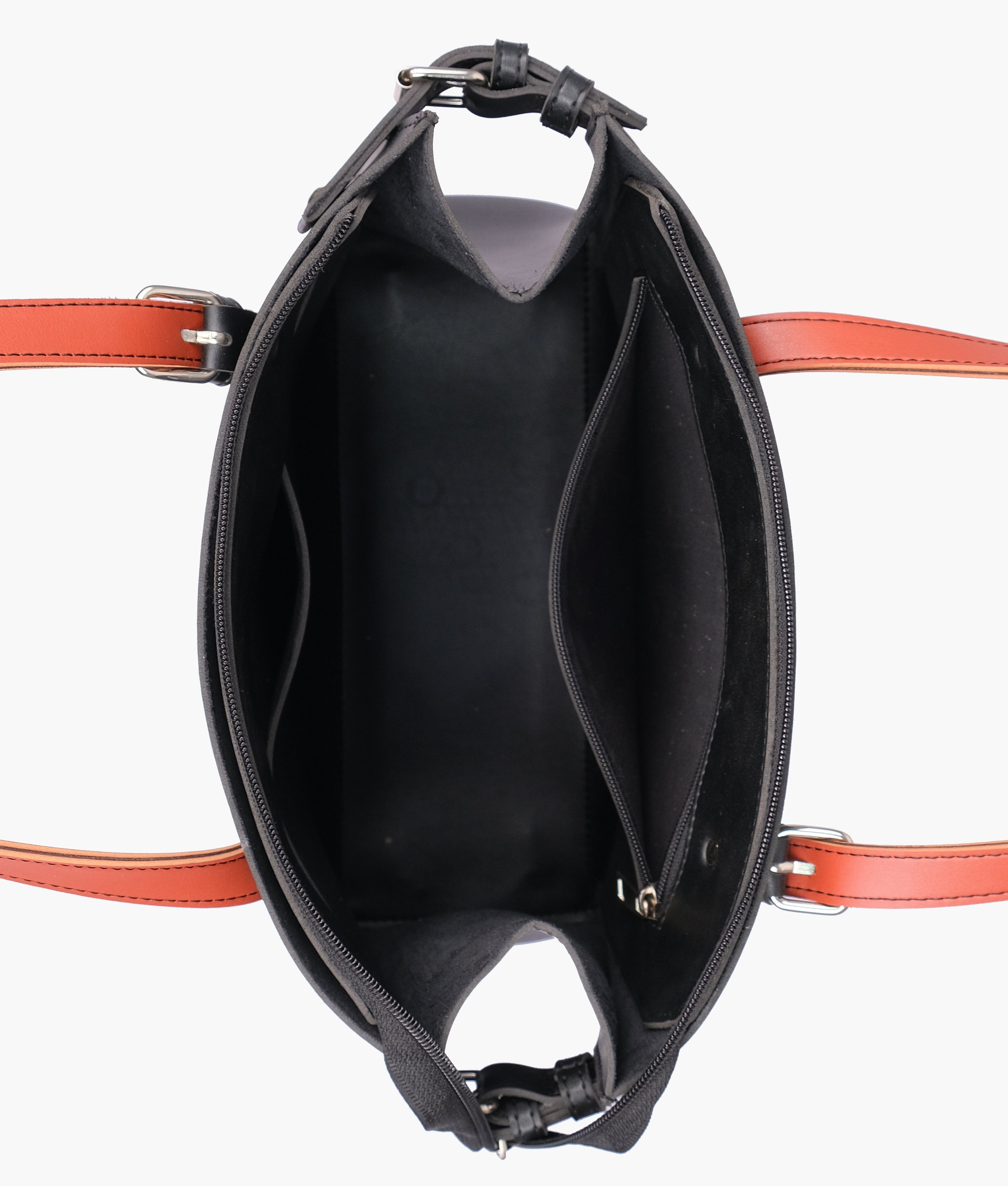 RTW Creation - Black satchel tote bag