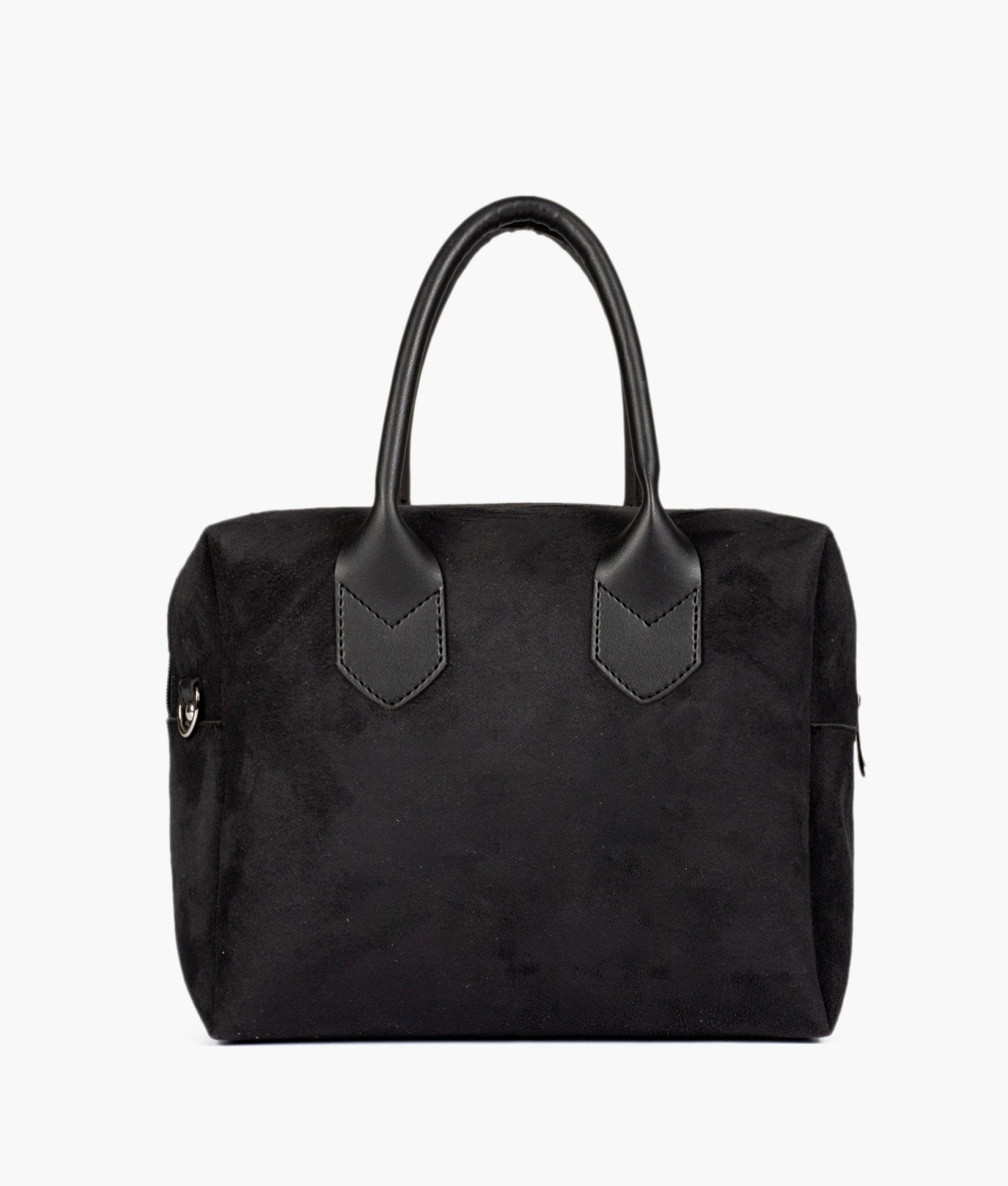 RTW Creation - Black suede mini bowling bag
