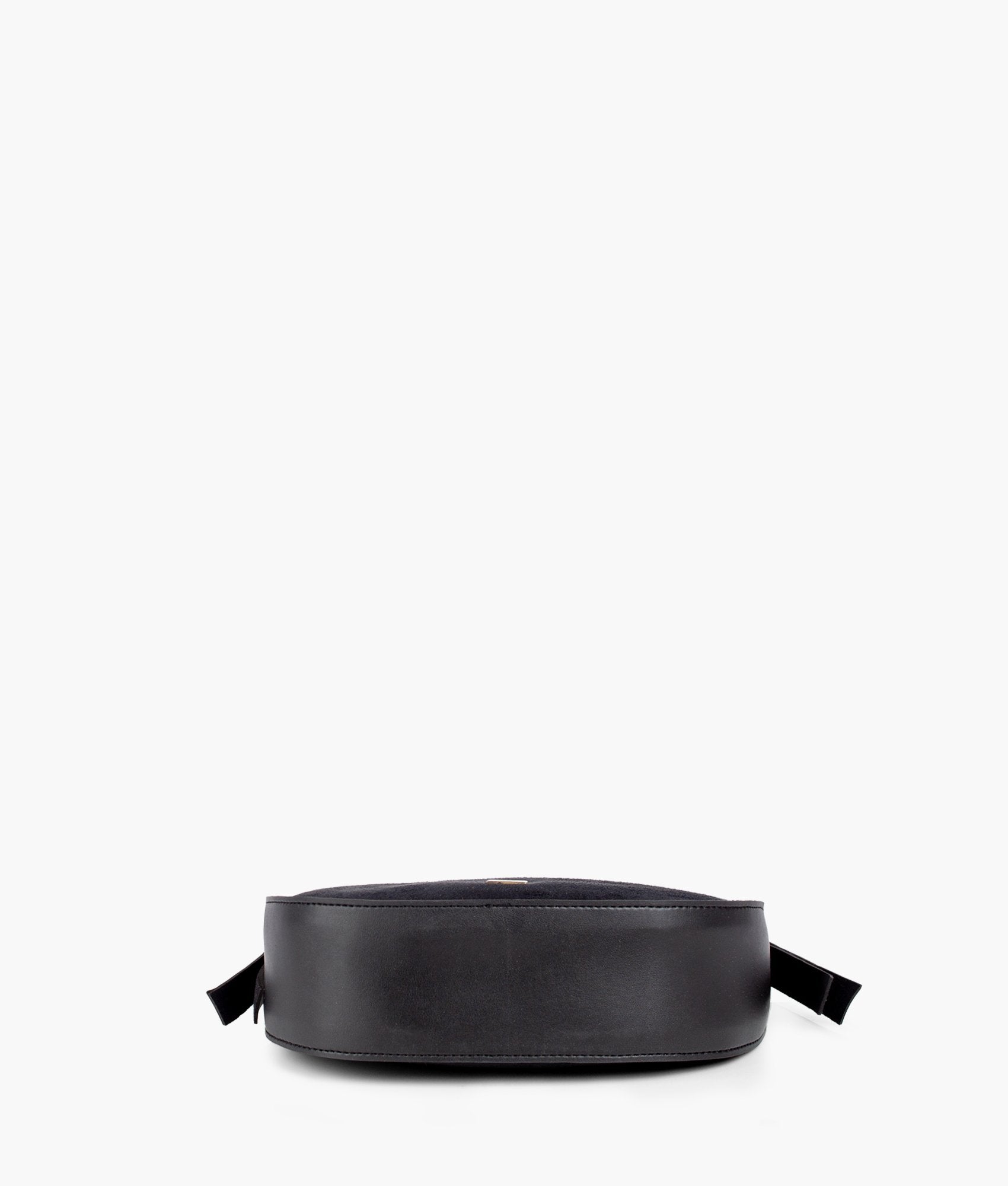 RTW Creation - Black suede hobo bag