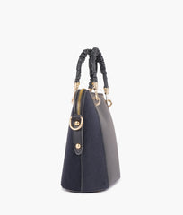 RTW Creation - Black suede small evening bag