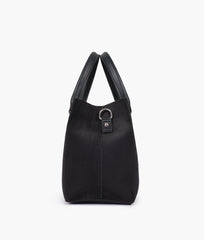 RTW Creation - Black suede small satchel bag