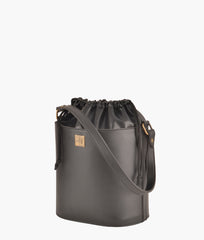 RTW Creation - Black top-handle bucket bag