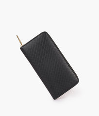 RTW Creation - Black weave pattern wallet