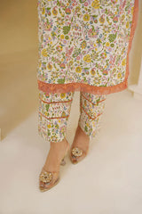 Gulbahar By Arha Eman Stitched Summer Suit-Bloom – Yellow 3 Piece Suit