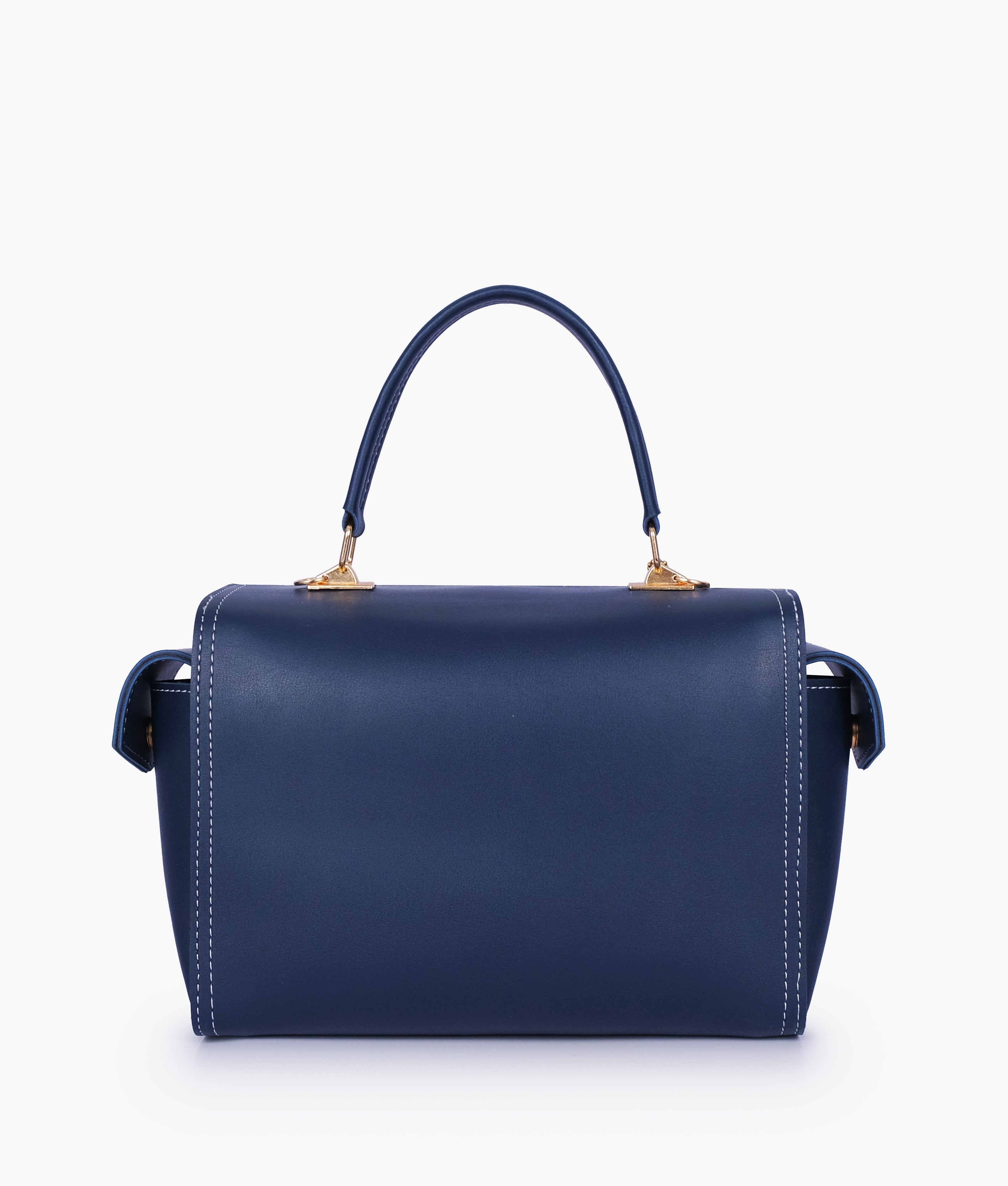 RTW Creation - Blue bowling bag with top-handle
