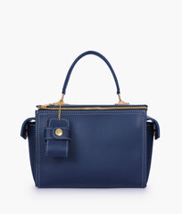 RTW Creation - Blue bowling bag with top-handle