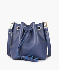 RTW Creation - Blue bucket bag