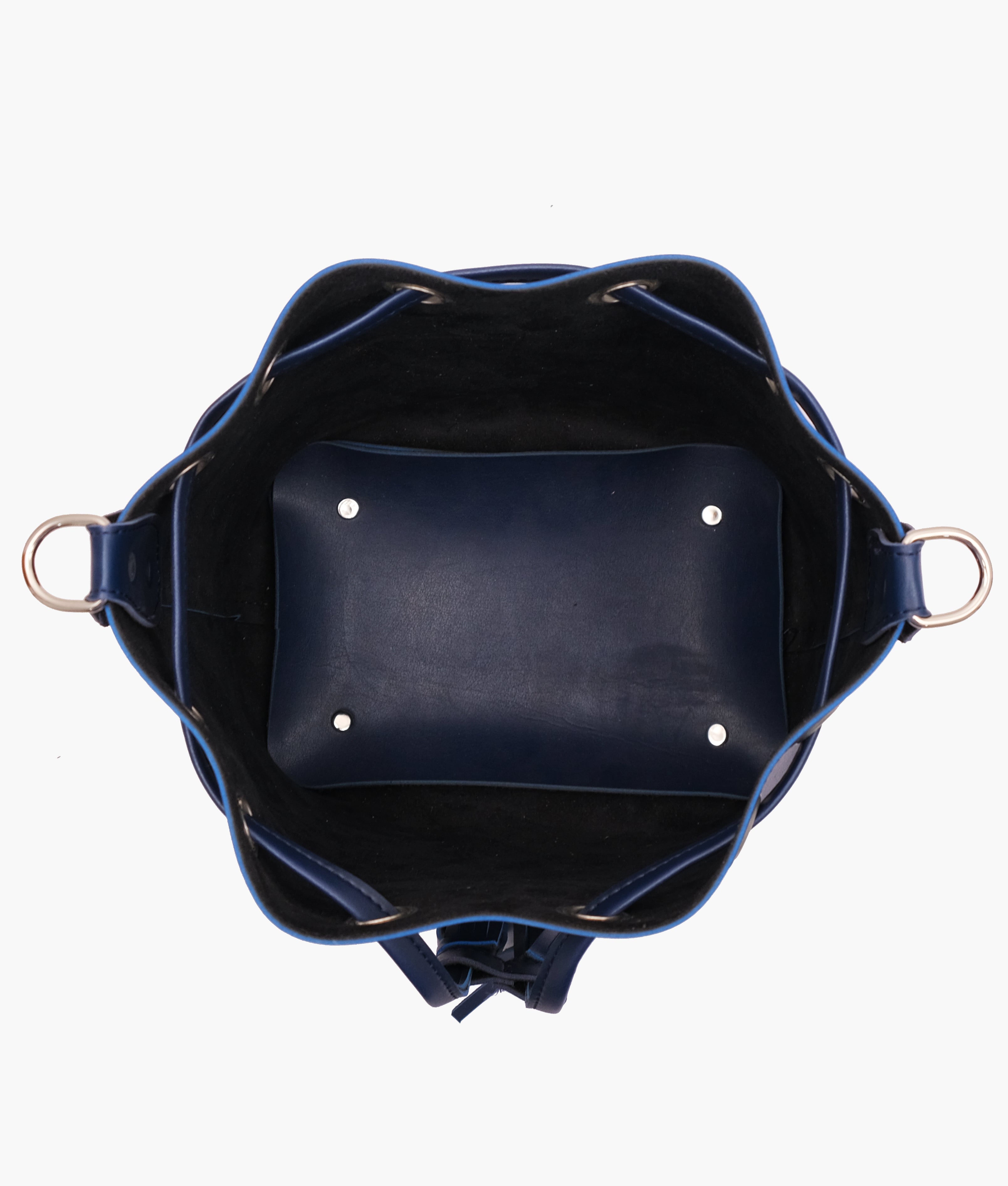 RTW Creation - Blue bucket bag