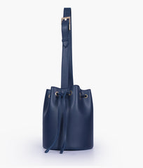 RTW Creation - Blue loop handle bucket bag