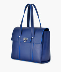 RTW Creation - Blue carry-all satchel bag
