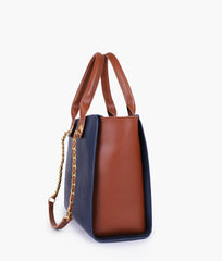 RTW Creation - Blue chain handle tote