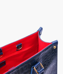 RTW Creation - Blue on-the-go crocodile handbag