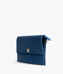 RTW Creation - Blue envelope shoulder bag