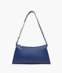 RTW Creation - Blue evening bag with chain handle