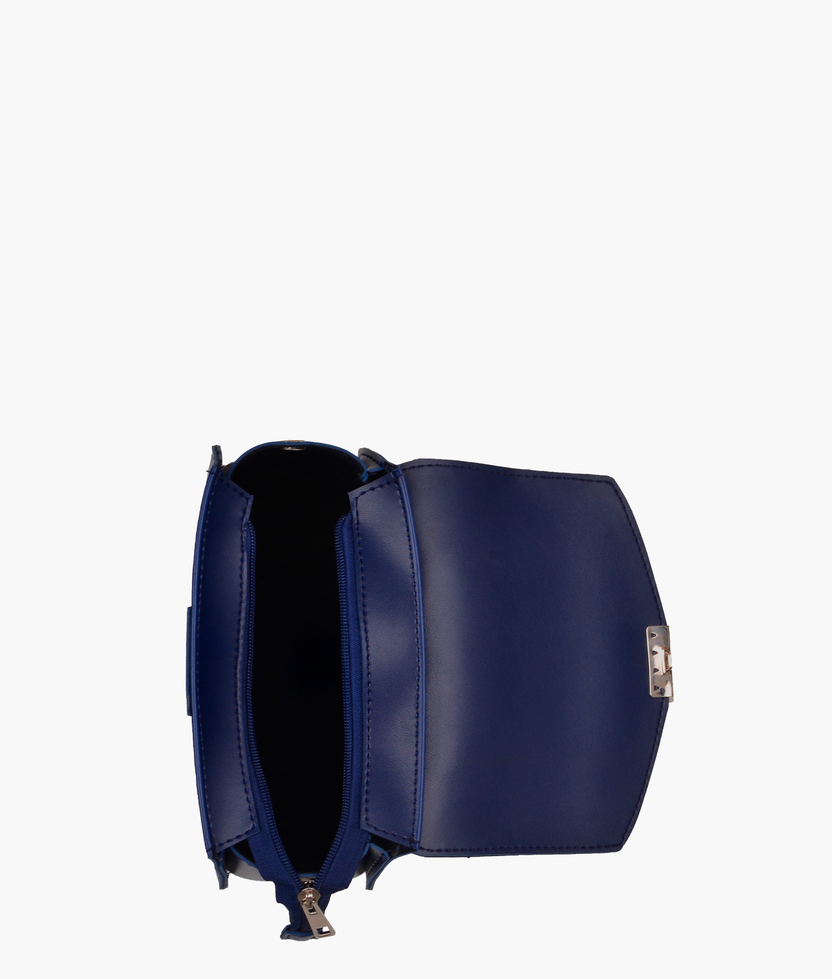 RTW Creation - Blue saddle bag with front lock