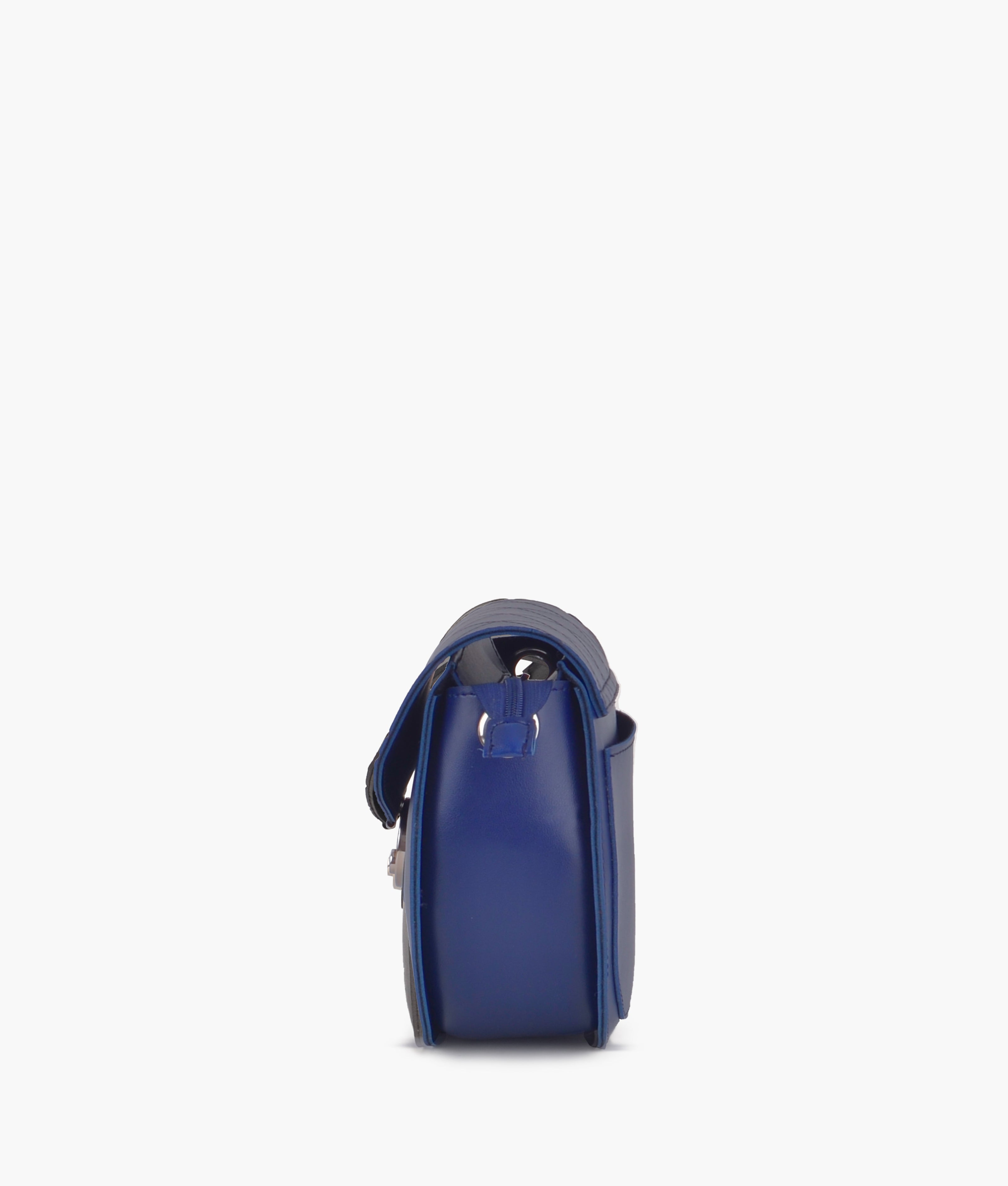 RTW Creation - Blue saddle bag with front lock