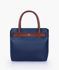 RTW Creation - Blue handbag with front buckle