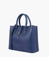 RTW Creation - Blue multi-compartment shoulder bag