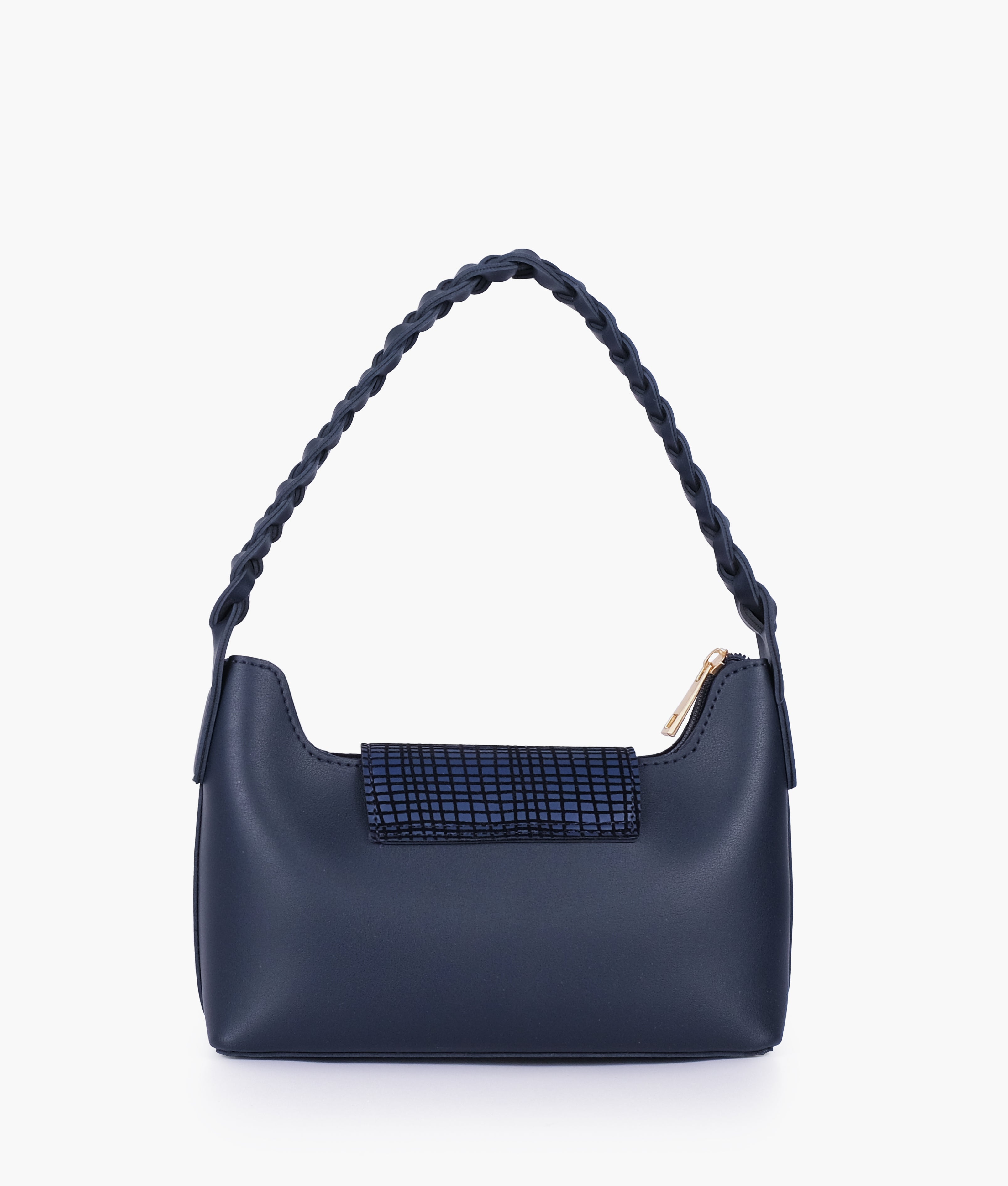 RTW Creation - Blue purse with braided strap