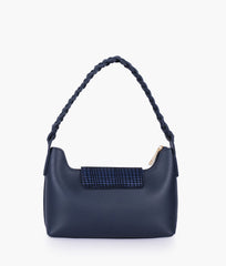 RTW Creation - Blue purse with braided strap